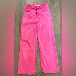 Q2 #Premium Denim high waisted wide leg women’s jeans